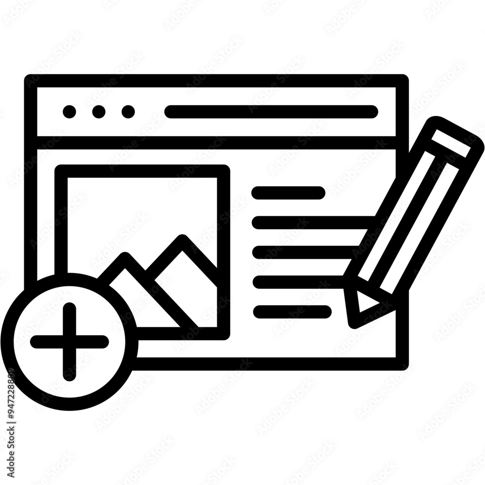 Create Content Icon Create Content Icon