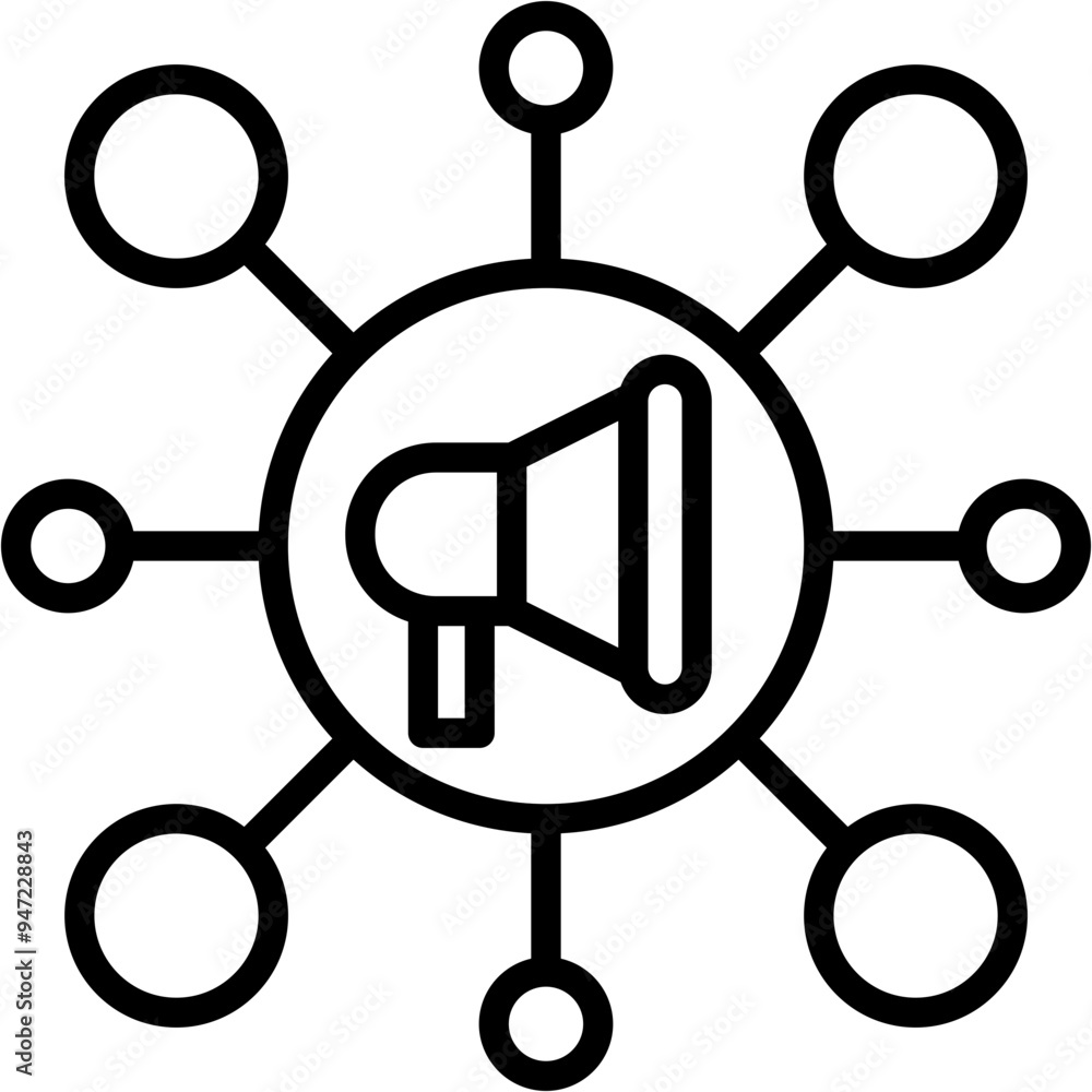 Viral Marketing Icon Viral Marketing Icon