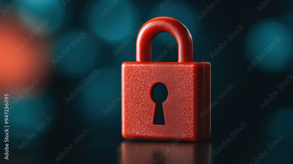 Fototapeta premium Promoting internet safety practices to reduce risks in cybersecurity. 