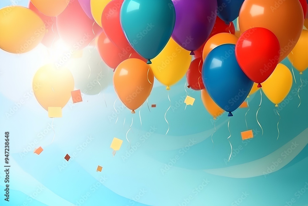 colorful balloons background colorful balloons background