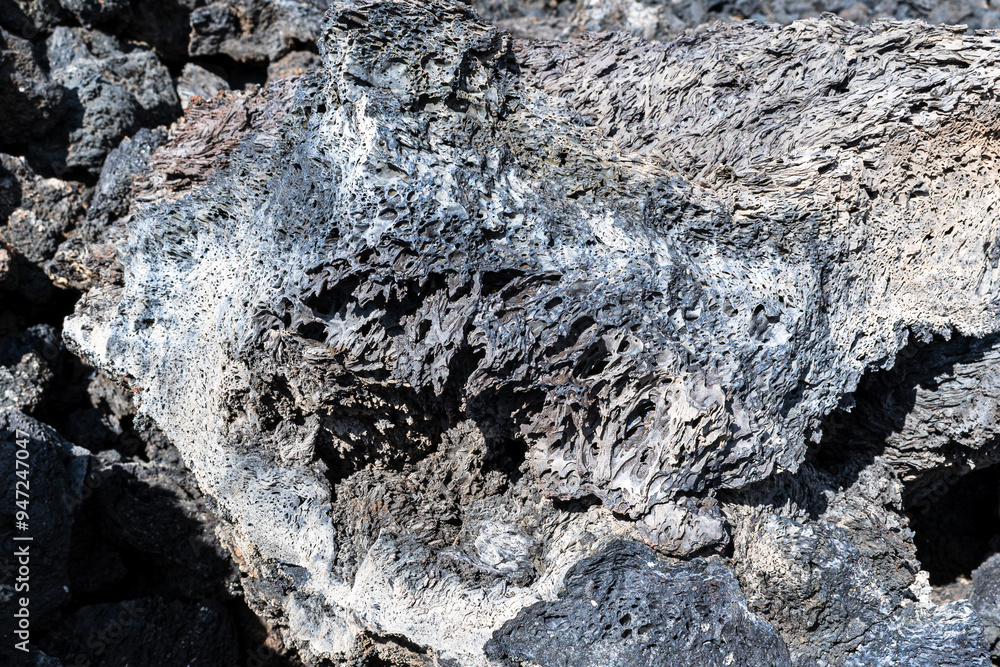 Fototapeta premium Lava Flows in Modoc National Forest, California