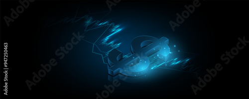 financial trading graph background graph Stock markets and currencies fluctuate around the world