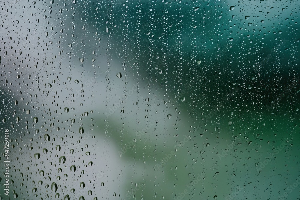Macro View of Rain Droplets on a Transparent Environment with Unique Textures and Refreshing Sensations Macro View of Rain Droplets on a Transparent Environment with Unique Textures and Refreshing Sensations