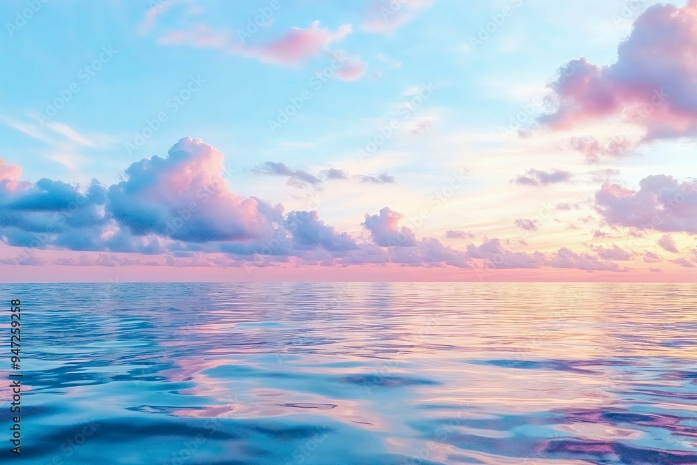 Obraz premium Pastel Waves of Calm