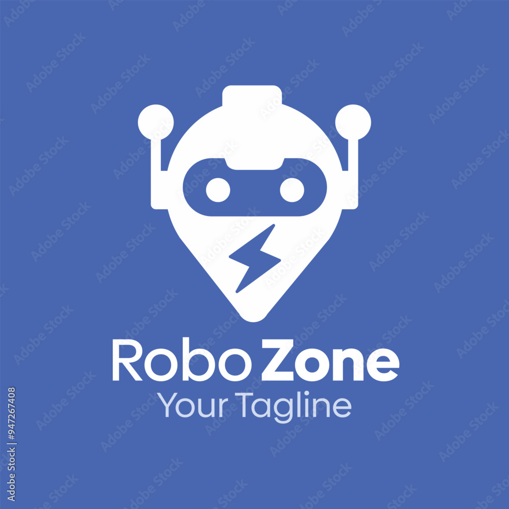 Robo Zone Logo Design Template. Good for Business, Agency, Community and Organization Robo Zone Logo Design Template. Good for Business, Agency, Community and Organization