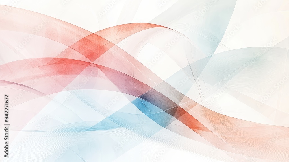 Abstract Background With Pastel Colors And Wavy Lines Abstract Background With Pastel Colors And Wavy Lines