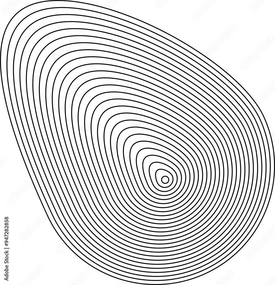 Circle with lines created blend. Technology style Circle with lines created blend. Technology style