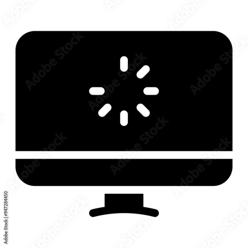 loading glyph icon