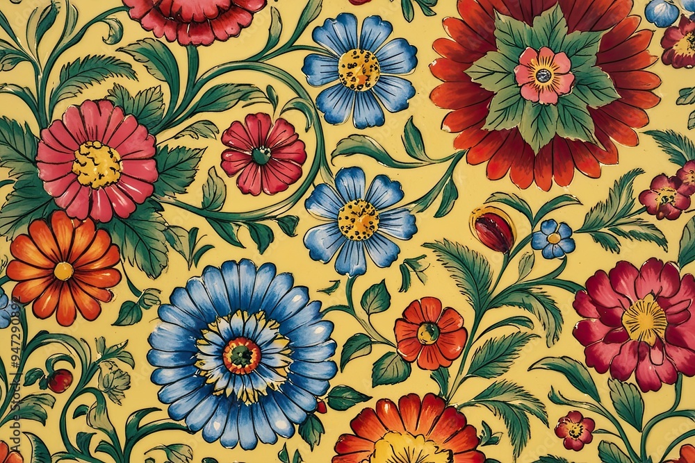 Handcrafted Tole Patterns with Botanical Designs for Timeless Artistry Handcrafted Tole Patterns with Botanical Designs for Timeless Artistry