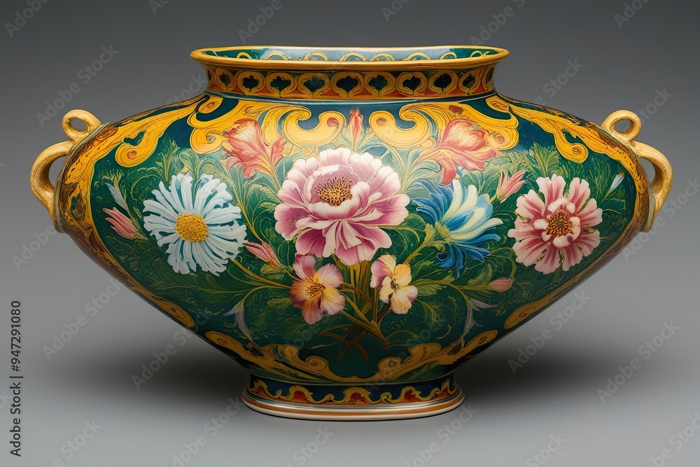 Elegant Floral and Garden Designs for Decorative Art on Slim Vessels Elegant Floral and Garden Designs for Decorative Art on Slim Vessels