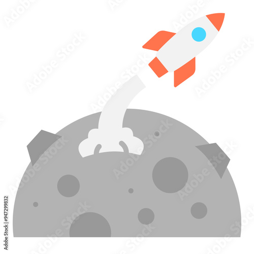 Launch Flat Icon