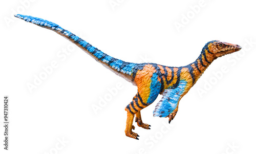 Troodon is a carnivorous dinosaur genus. Troodon is like a bird and lived in the Cretaceous period. Troodon has a transparent background.