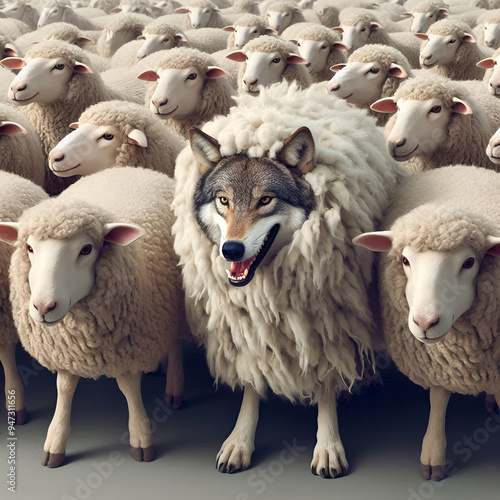 sheep and wolf in disguise or wolf in a sheep’s clothing 