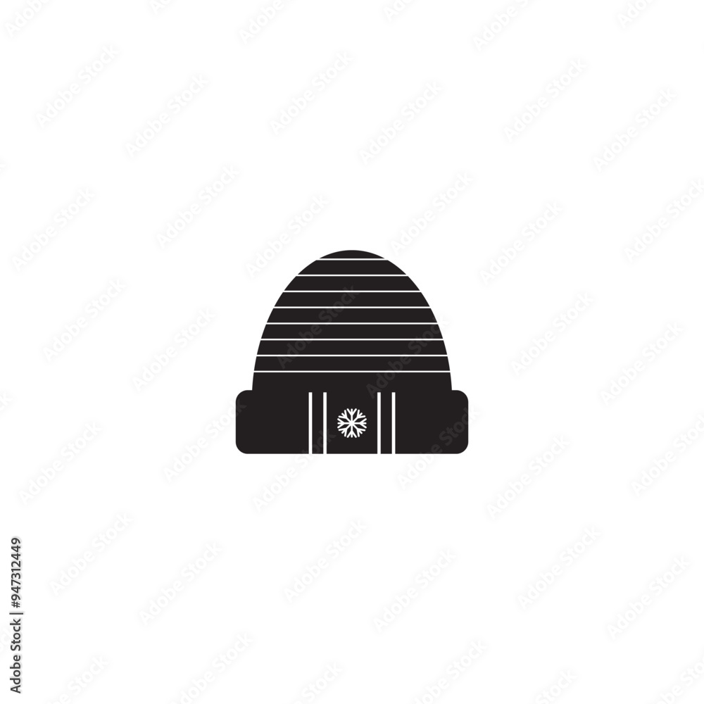 Fototapeta premium winter hat icon