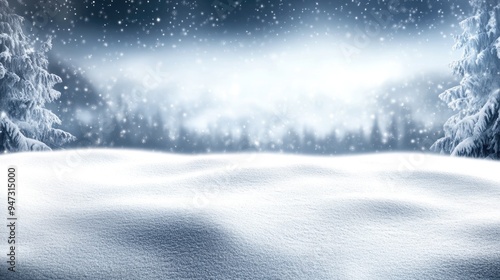 Wallpaper Mural winter space of snow Torontodigital.ca