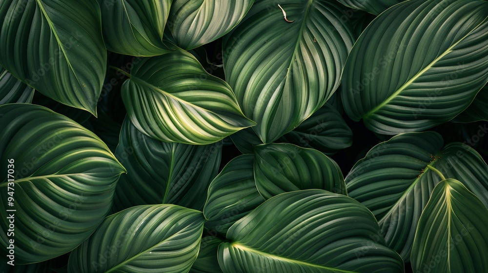 Abstract leaves in the background, a pattern that resembles nature's design. Bright green decoration, a representation of plant life. Abstract leaves in the background, a pattern that resembles nature's design. Bright green decoration, a representation of plant life.