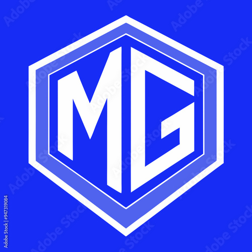 A concise rewrite could be MG Logo Art - Vector Design Illustration