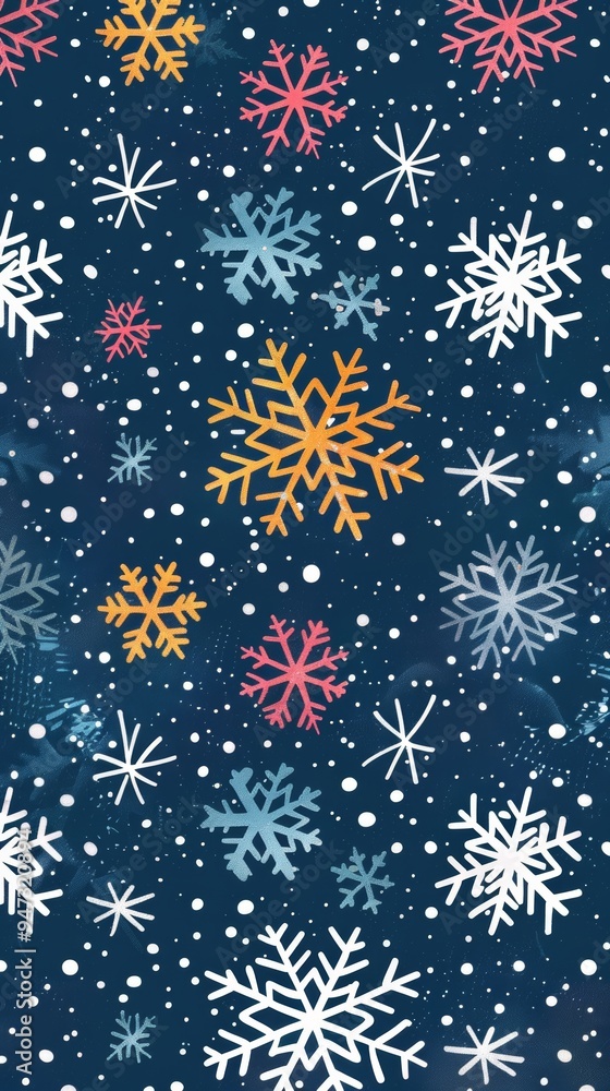 vector graphic of snowflake pattern vector graphic of snowflake pattern