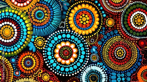 Landscapes in Australian Aboriginal Dot Painting: A Dreamtime Story