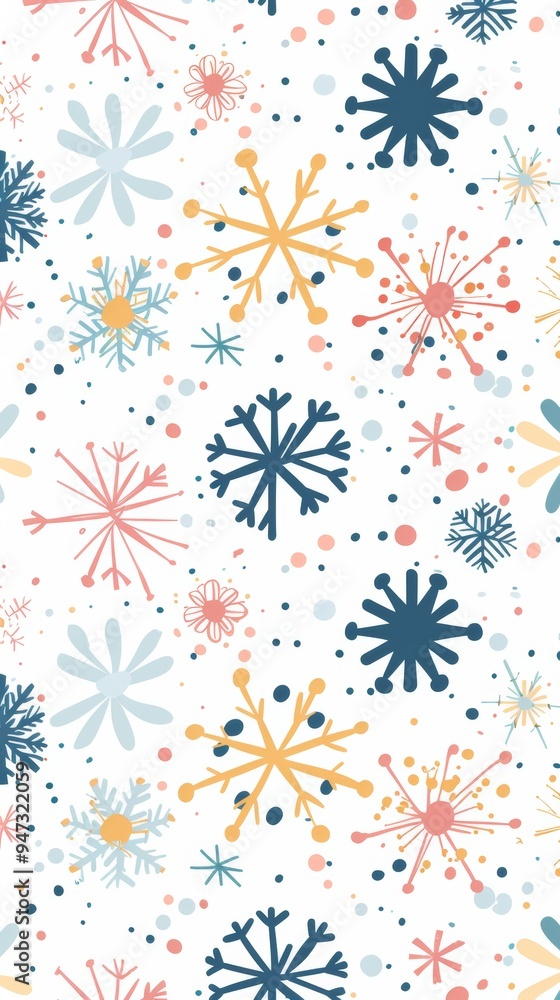 vector graphic of snowflake pattern vector graphic of snowflake pattern