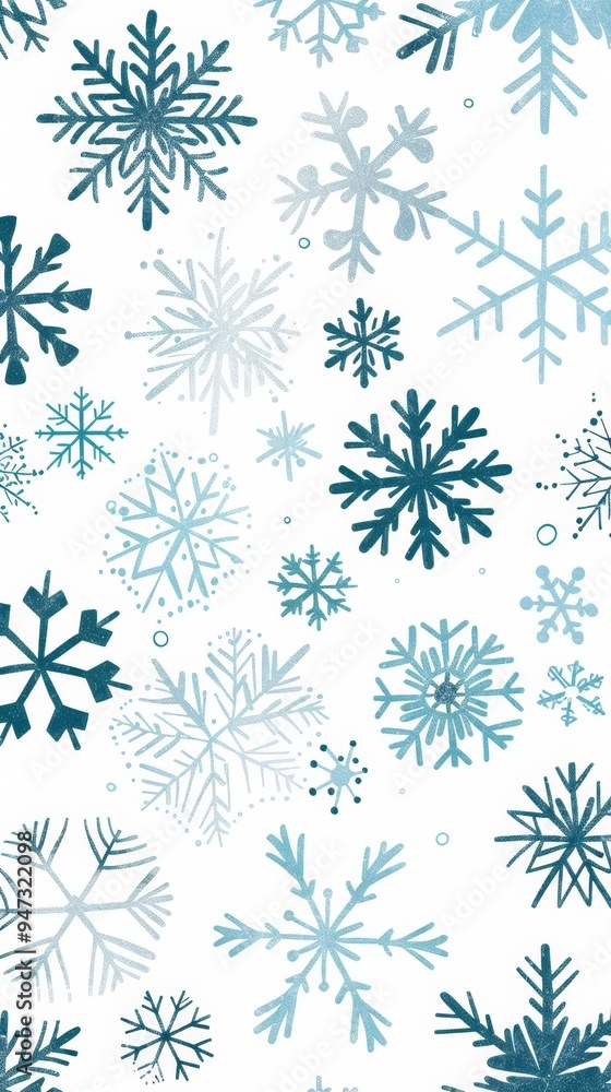 vector graphic of snowflake pattern vector graphic of snowflake pattern