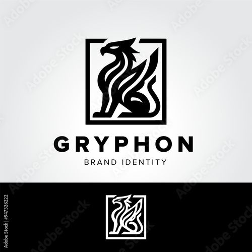 Logo Gryphon Minimalist luxury template