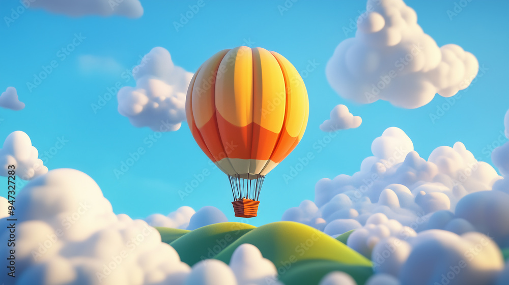 Fototapeta premium hot air balloon