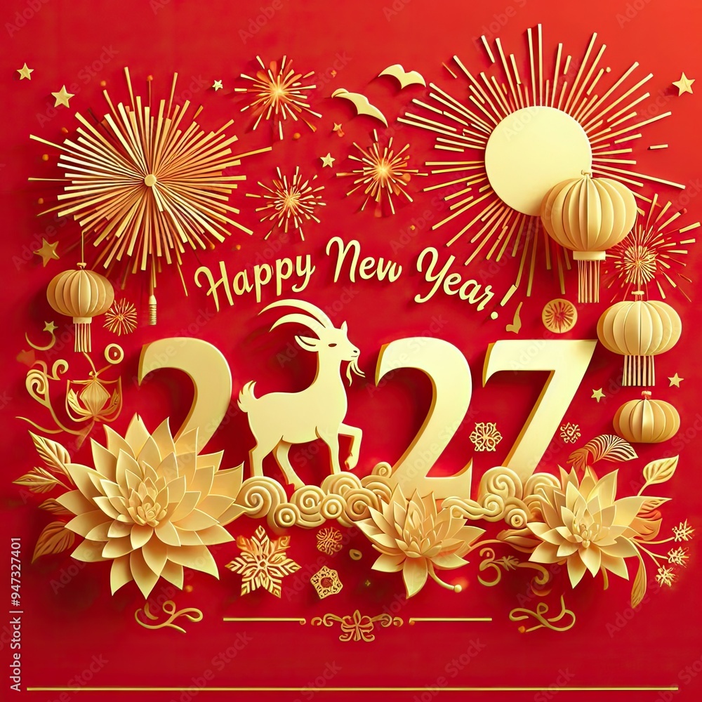 2027 Chinese New Year: Year of the Goat Celebration with Generative AI. 2027 Chinese New Year: Year of the Goat Celebration with Generative AI.