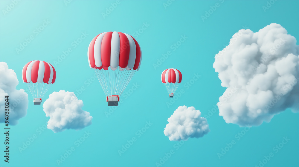 Fototapeta premium air balloon