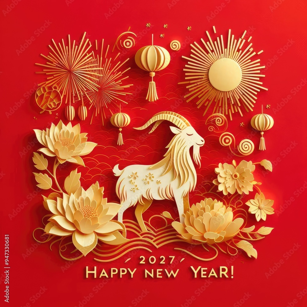 2027 Chinese New Year: Year of the Goat Celebration with Generative AI. 2027 Chinese New Year: Year of the Goat Celebration with Generative AI.