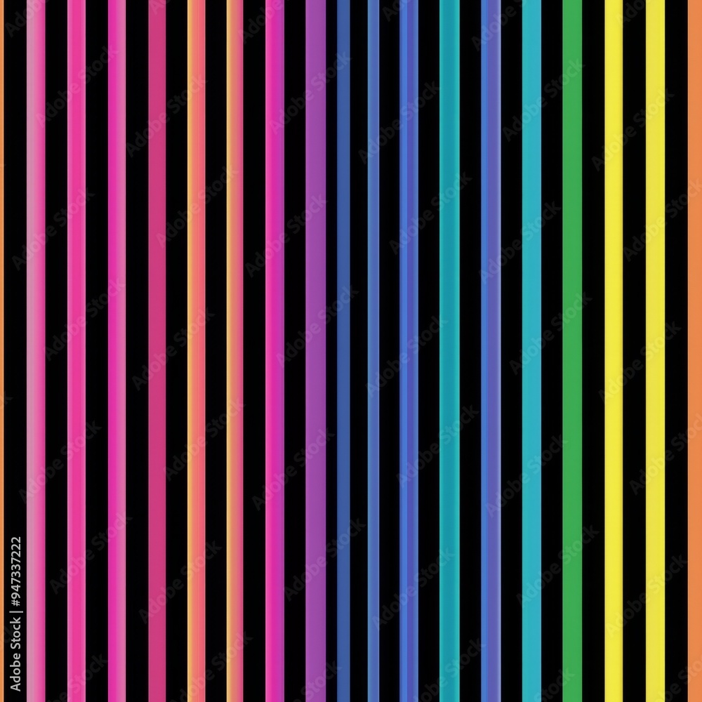 Seamless pattern of vertical lines with a rainbow gradient effect Seamless pattern of vertical lines with a rainbow gradient effect