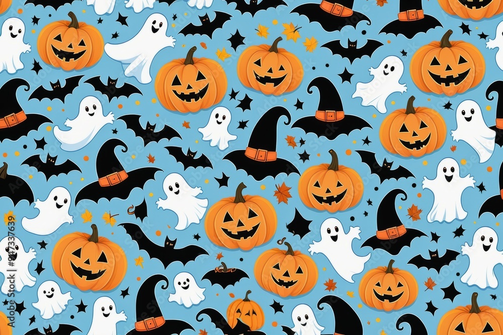 halloween seamless background halloween seamless background