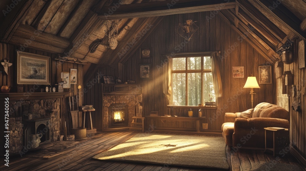 A warm and inviting cabin at Ningle Terrace, with soft light glowing through the windows. A warm and inviting cabin at Ningle Terrace, with soft light glowing through the windows.
