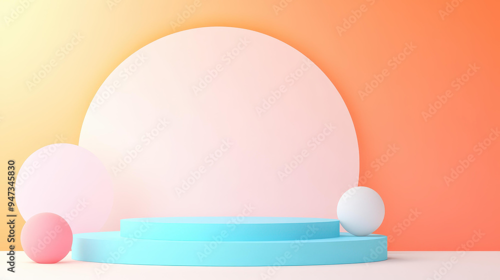 Showcase your product on a sleek 3D podium with modern textures, ideal for advertising and presentations. Showcase your product on a sleek 3D podium with modern textures, ideal for advertising and presentations.