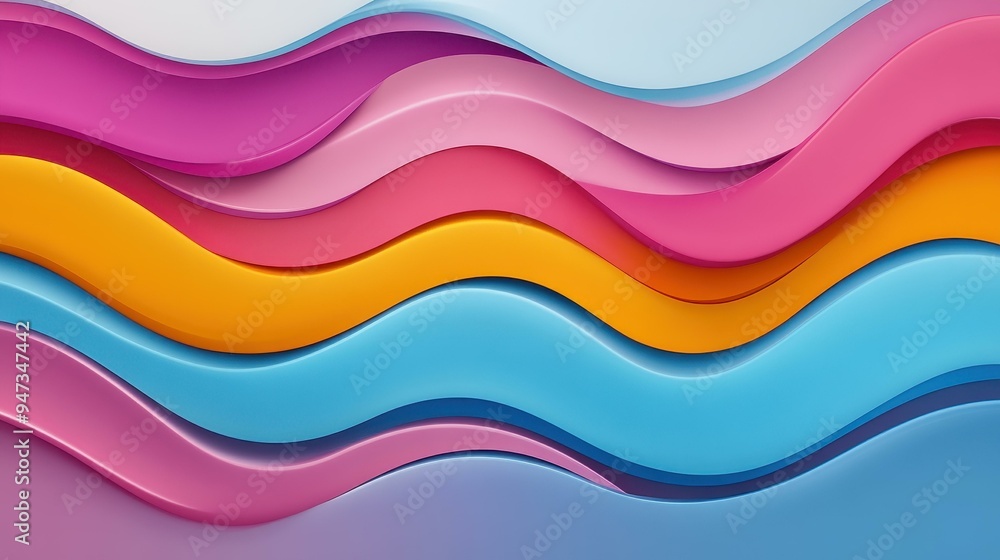 Vibrant, fluid wave stripes create a dynamic backdrop for modern posters and digital designs, perfect for eyecatching visuals. Vibrant, fluid wave stripes create a dynamic backdrop for modern posters and digital designs, perfect for eyecatching visuals.
