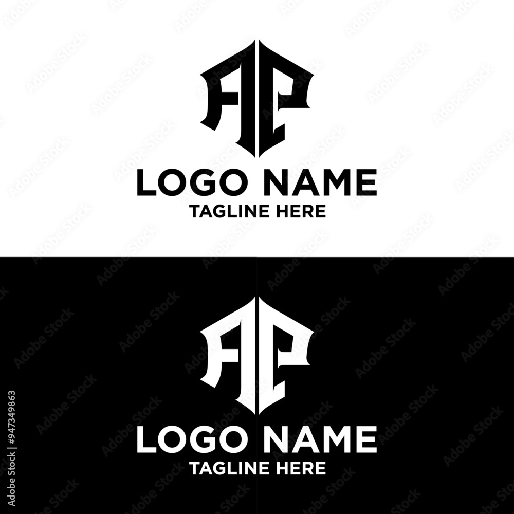 Obraz premium INITIAL LOGO HEXAGON