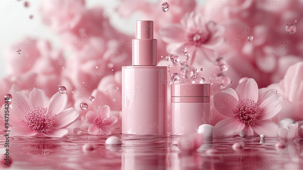 Natural skincare with flowers Natural skincare with flowers