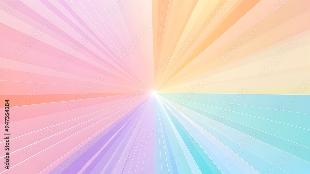 Obraz premium Elegant and modern pastel gradient background with a light uncluttered central area perfect for adding textual or visual content