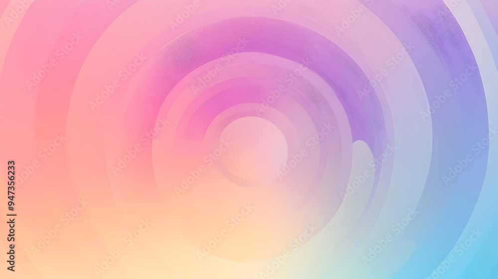 Obraz premium Elegant pastel gradient background with a light uncluttered central area for adding content or design elements This modern