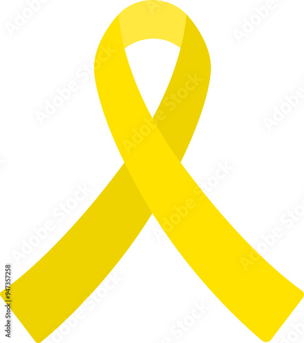 a yellow ribbon