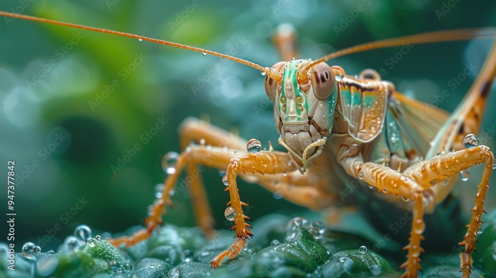 Fototapeta premium Sungaya Inexpectata Dance: Up Close Insect Footage for Design Inspiration