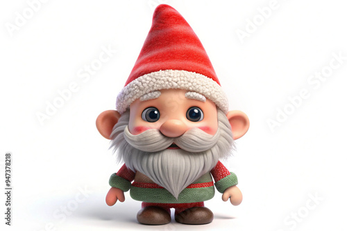 santa claus doll isolated