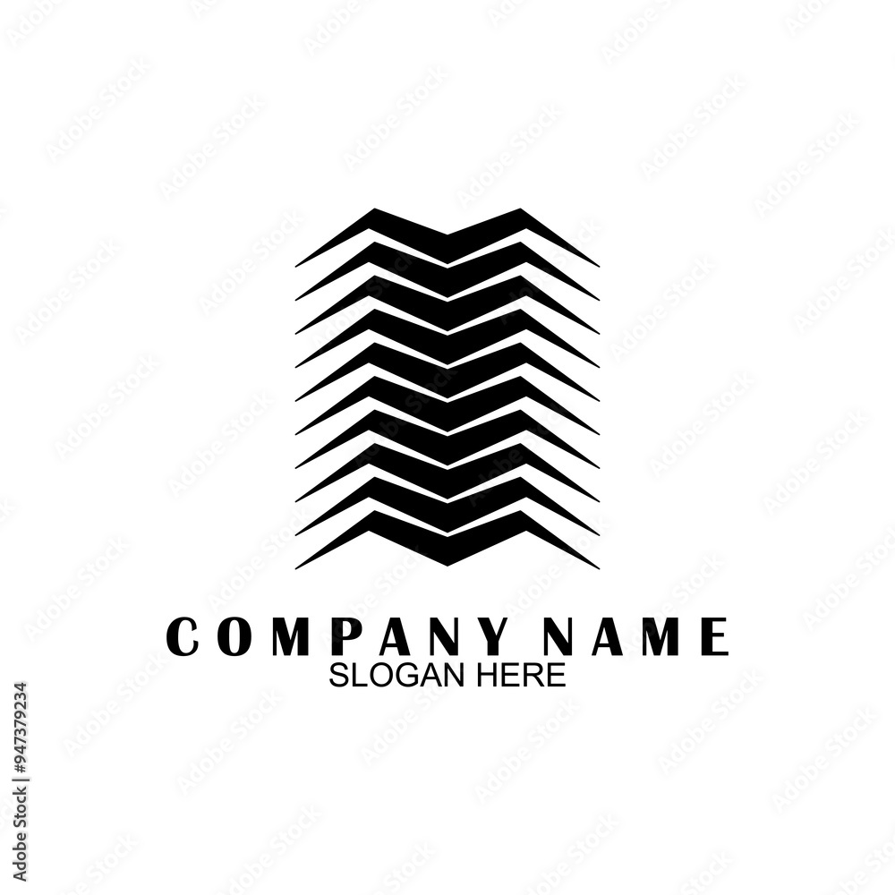 Real estate logo design. Perspective view of modern building. Residence logo template. Construction logo. Twin skyscraper logo ideas. Real estate logo design. Perspective view of modern building. Residence logo template. Construction logo. Twin skyscraper logo ideas.
