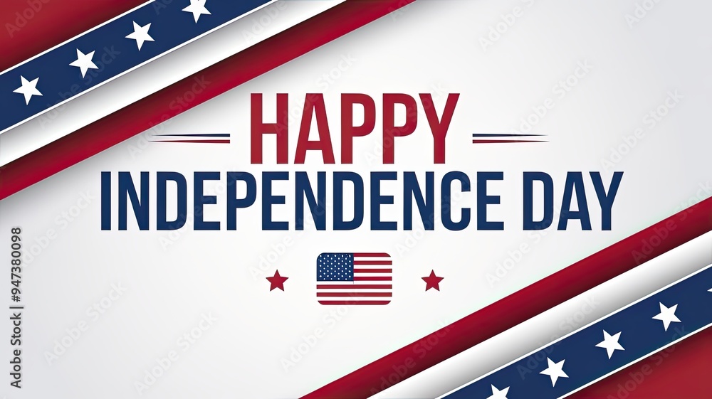 Patriotic Independence Day Greeting Card Design Patriotic Independence Day Greeting Card Design