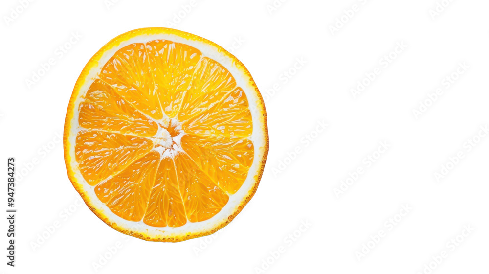 Fototapeta premium Orange slices isolated on white background