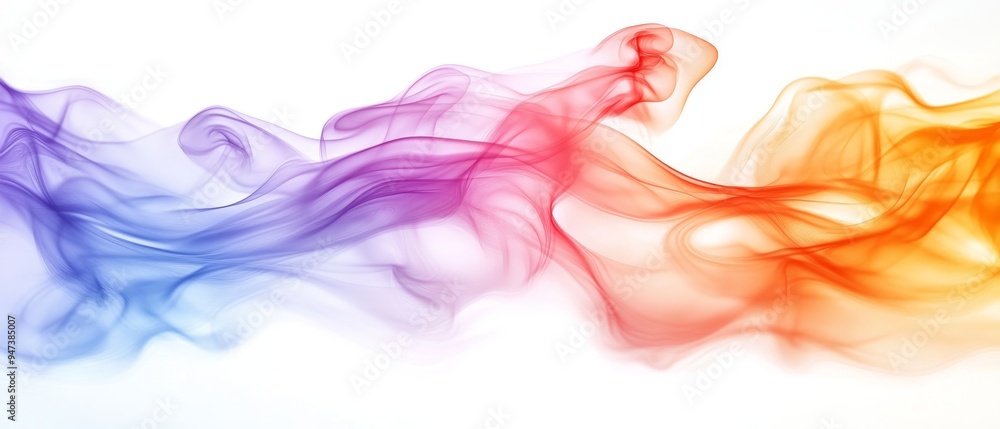 Colorful swirling smoke with vibrant hues of purple, red, and orange, creating an abstract artistic backdrop. Colorful swirling smoke with vibrant hues of purple, red, and orange, creating an abstract artistic backdrop.