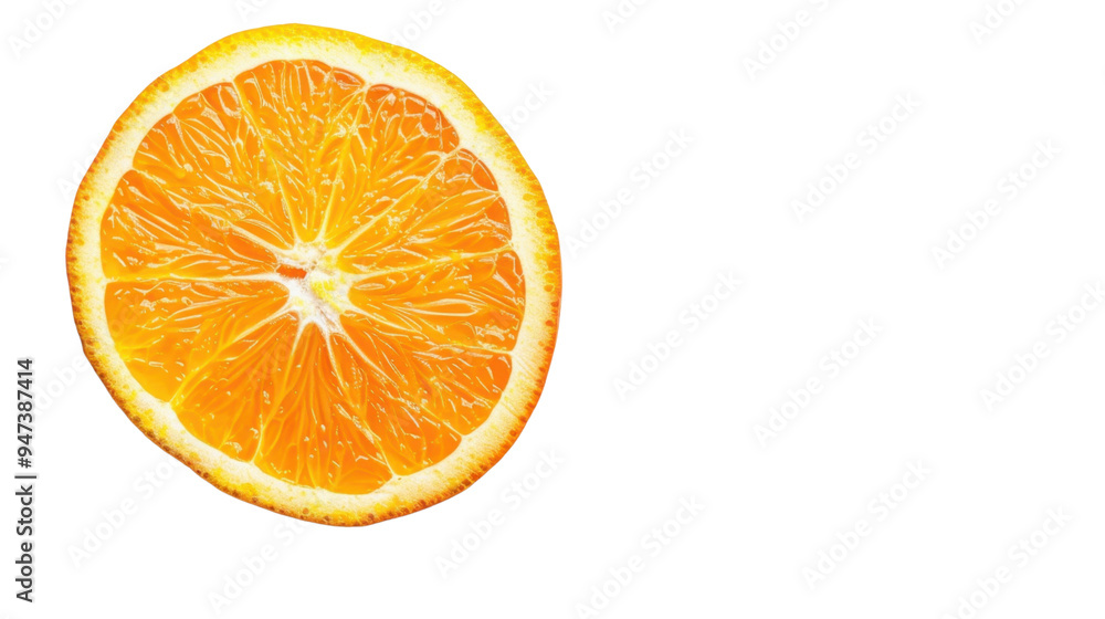 Orange slices isolated on white background Orange slices isolated on white background