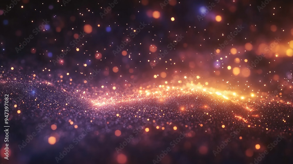 3D cartoon depiction of a universe filled with stars nebulae and cosmic dust in the Milky Way 3D cartoon depiction of a universe filled with stars nebulae and cosmic dust in the Milky Way