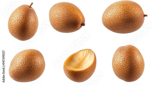 Asian Pears Isolated