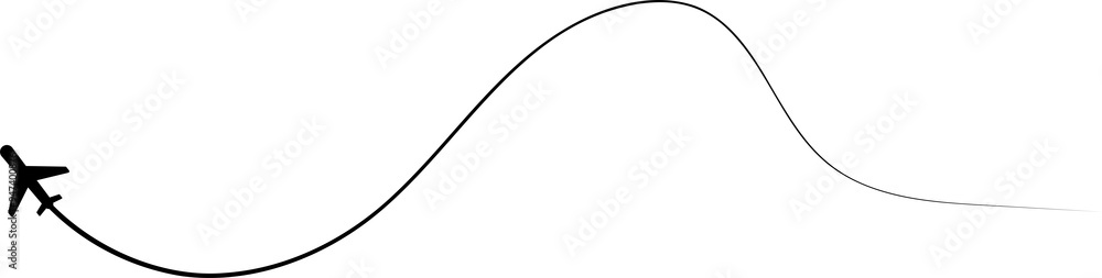 Airplane path, airline route, travel, flight Airplane path, airline route, travel, flight